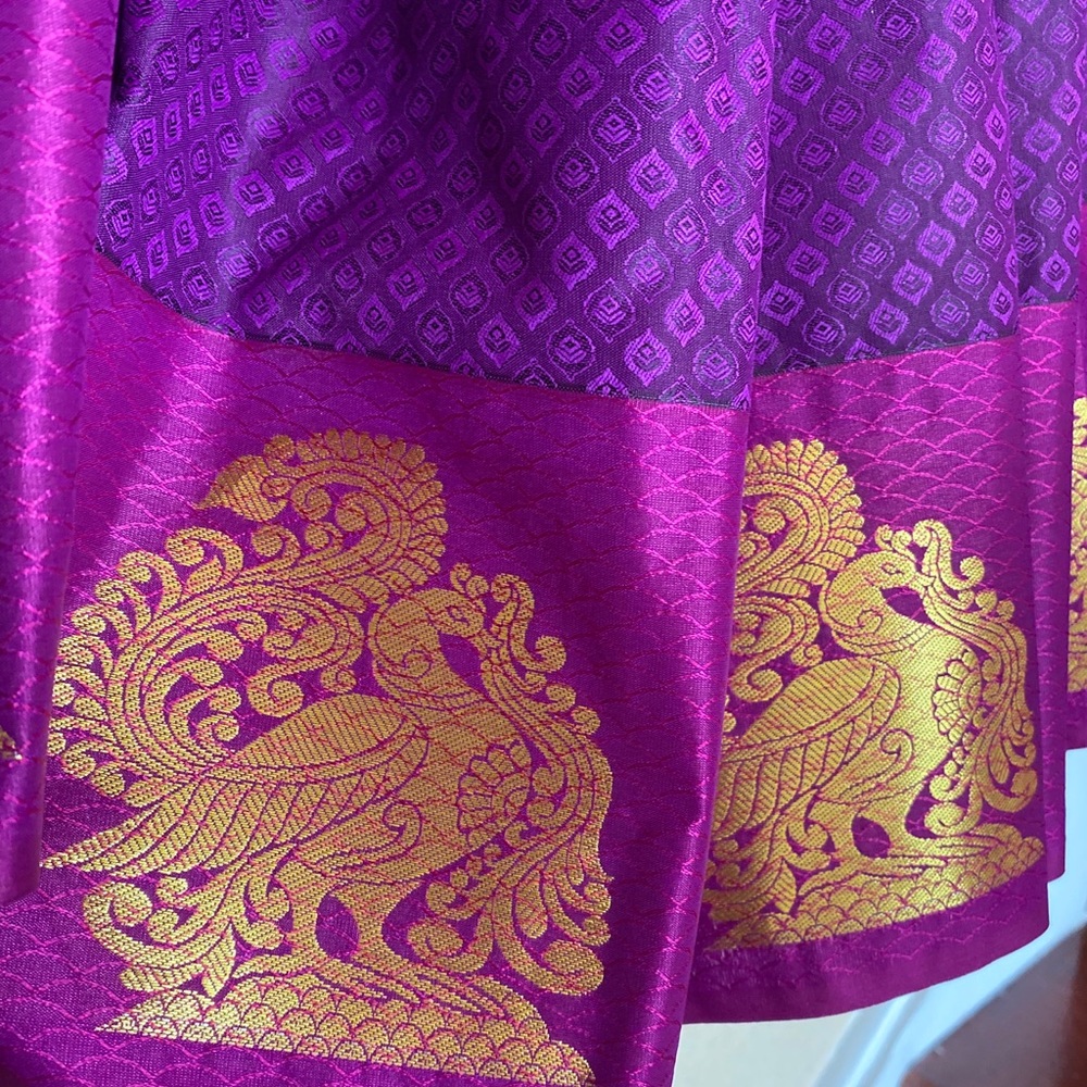 Indian saree/sari pure Kanjeevaram  silk